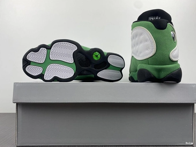 Bmlin Shoes White DB6537- Green Retro Lucky Jordan Trendy 4172 13 1013